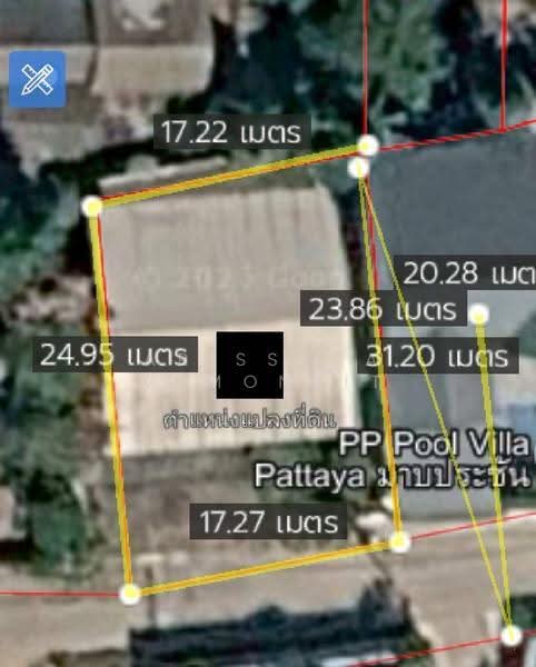 ขายด่วน! ที่ดินพร้อมบ้าน ราคาต่ำกว่าราคาประเมิน, ชลบุรี, โป่ง, บางละมุง, ชลบุรี, 412 ตร.ม., บ้านเดี่ยว ขาย, โดย Arissara Kamonrit, 500517527 - DDproperty.com