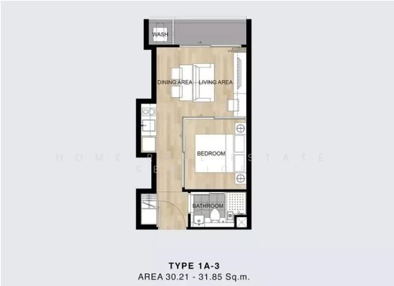 Blossom Condo @ Sathorn-Charoenrat, Bangkok, Charoen Rat Road, Thung Wat Don, Sathon, Bangkok, 1 Bedroom, 30 sqm, Condo For Sale, by HOME Real Estate Service, 500517793 - DDproperty.com