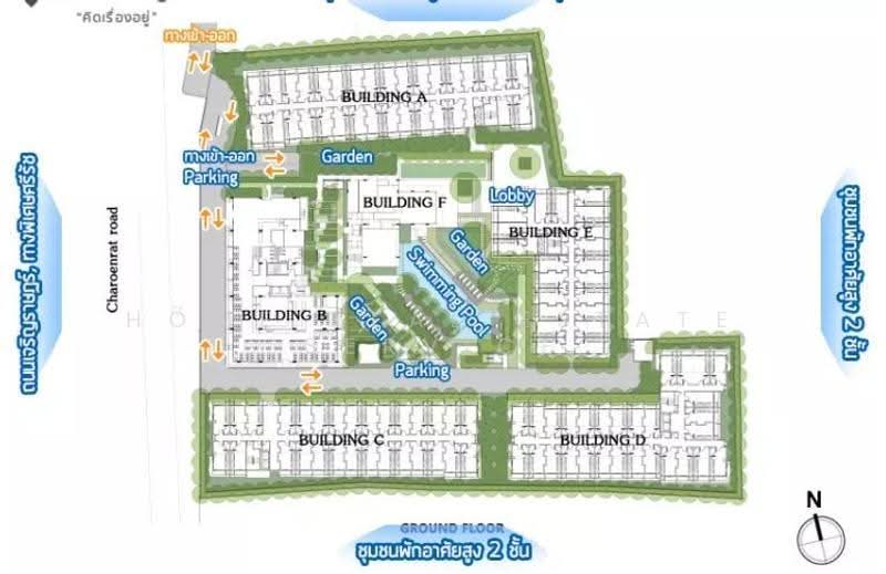 Blossom Condo @ Sathorn-Charoenrat, Bangkok, Charoen Rat Road, Thung Wat Don, Sathon, Bangkok, 1 Bedroom, 30 sqm, Condo For Sale, by HOME Real Estate Service, 500517793 - DDproperty.com
