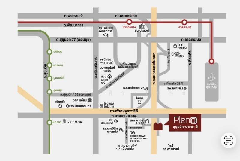 Pleno Sukhumvit-Bangna 3, Samut Prakan, 78 Bangna-Trad Road, Bang Kaeo, Bang Plee, Samut Prakan, 3 Bedrooms, 140 sqm, Townhouse For Rent, by Rattapon Sivamok, 500518105 - DDproperty.com
