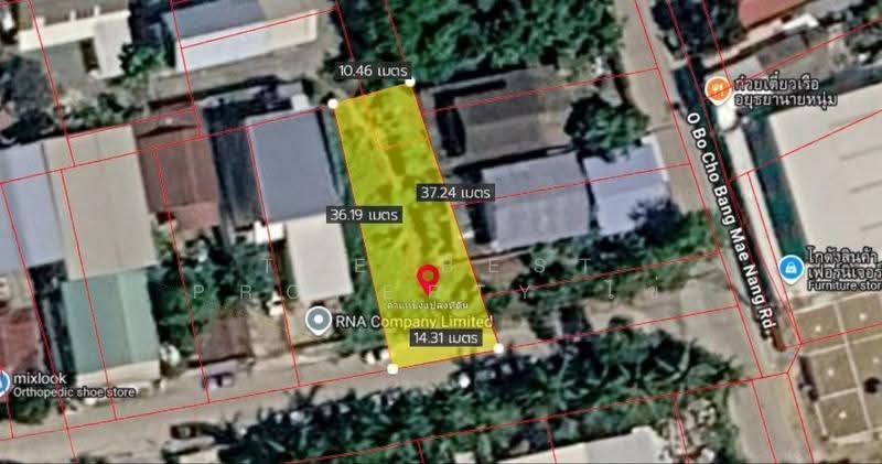 ที่ดินบางใหญ่ นนทบุรี, nonthaburi, Bang Mae Nang, Bang Yai, Nonthaburi, , 465 sqm, Land For Sale, by The Best Property ไข่, 500518143 - DDproperty.com