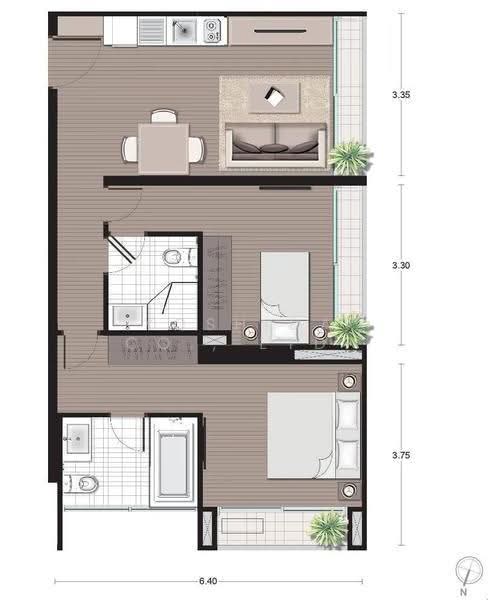 Noble Revo Silom, Bangkok, 88 Soi Surasak Surasak Road, Silom, Bang Rak, Bangkok, 2 Bedrooms, 66 sqm, Condo For Rent, by Yoshida Co., Ltd., 500518196 - DDproperty.com