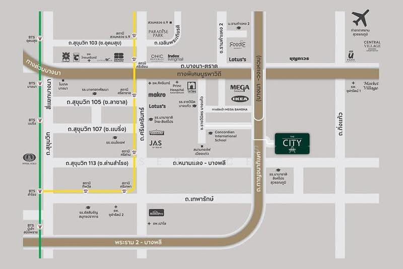 The City Bangna : The City บางนา, สมุทรปราการ, Bang Phli Yai, บางแก้ว, บางพลี, สมุทรปราการ, 416 ตร.ม., บ้านเดี่ยว ขาย, โดย HOME Real Estate Service, 500519503 - DDproperty.com