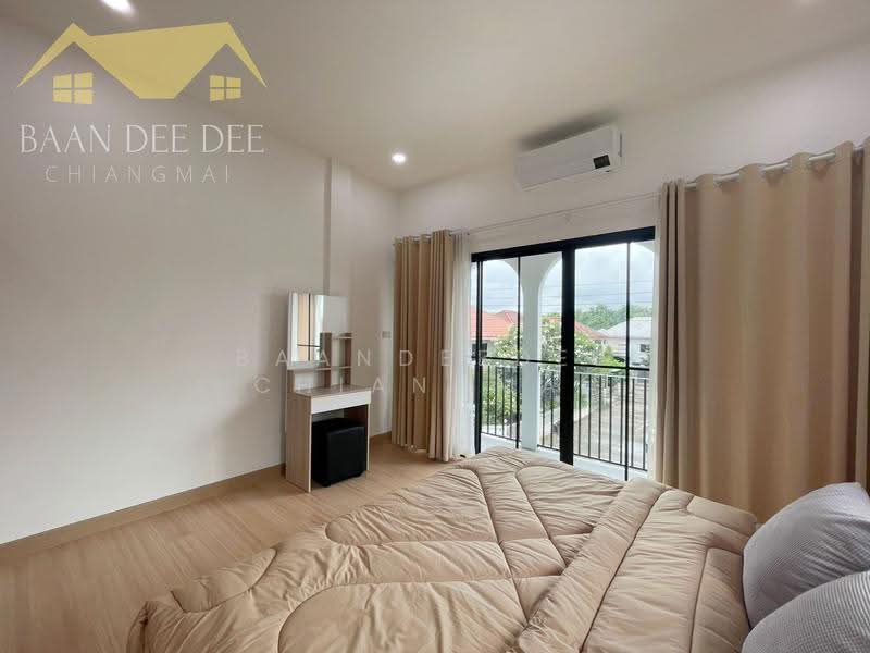 Townhome for rent near Big C Mae Hia, Chiang Mai Rental Price: 20,000 THB / month No.9H1097, Chiang Mai, San Phak Wan, Hang Dong, Chiang Mai, 3 Bedrooms, 100 sqm, Townhouse For Rent, by Baandeedee Chiangmai, 500519505 - DDproperty.com