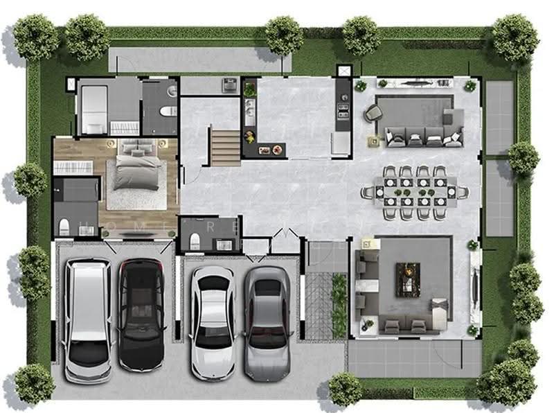 The City Bangna, Samut Prakan, Bang Phli Yai, Bang Kaeo, Bang Plee, Samut Prakan, 5 Bedrooms, 416 sqm, Single Detached House For Rent, by HOME Real Estate Service, 500519531 - DDproperty.com