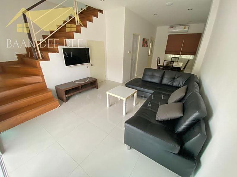 Townhome for rent near Sarasas Witaed Chiang Mai School, Rental Price: 14,000 THB / month No.1H131, Chiang Mai, Tha Sa La, Muang Chiang Mai, Chiang Mai, 3 Bedrooms, 110 sqm, Townhouse For Rent, by Baandeedee Chiangmai, 500520019 - DDproperty.com