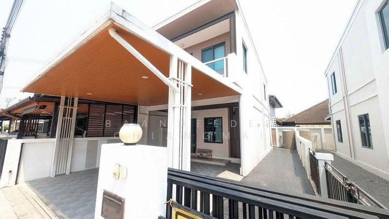 Townhome for rent near CentralPlaza Chiang Mai Airport, Rental Price: 20,000 THB / month No.9H742, Chiang Mai, Pa Daet, Muang Chiang Mai, Chiang Mai, 3 Bedrooms, 120 sqm, Townhouse For Rent, by Baandeedee Chiangmai, 500520059 - DDproperty.com