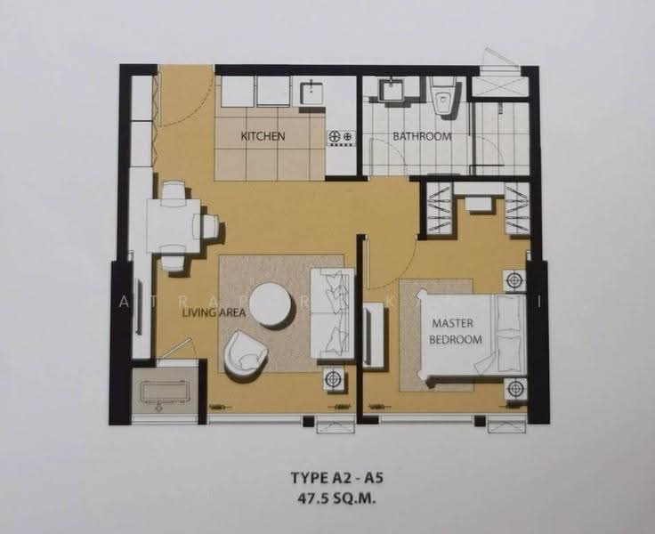 Vantage Ratchavipa, Bangkok, Krung Thep Maha Nakhon, Lat Yao, Chatuchak, Bangkok, 1 Bedroom, 48 sqm, Condo For Sale, by Patraporn Kansri, 500520272 - DDproperty.com