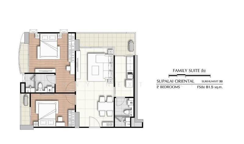 Supalai Oriental Sukhumvit 39, bangkok, Soi Sukhumvit 39, Khlong Tan Nua, Watthana, Bangkok, 2 Bedrooms, 82 sqm, Condo For Rent, by Sunny Next Step, 500520471 - DDproperty.com