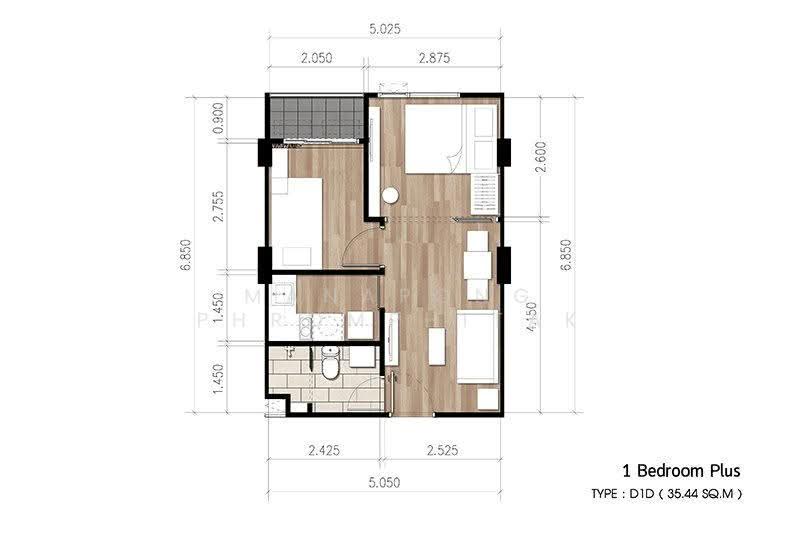 Atmoz Ladprao 15, Bangkok, Soi Ladprao 15, Ladprao Road, Jom Phon, Chatuchak, Bangkok, 1 Bedroom, 35 sqm, Condo For Sale, by Manapong Phromphitak, 500520746 - DDproperty.com