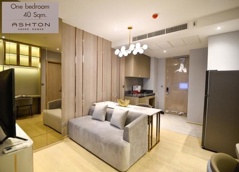 ASHTON Asoke-Rama 9, Bangkok, 469 Asoke-Dindaeng Road, Din Daeng, Bangkok, 1 Bedroom, 40 sqm, Condo For Rent, by Living Real Estates, 500521489 - DDproperty.com