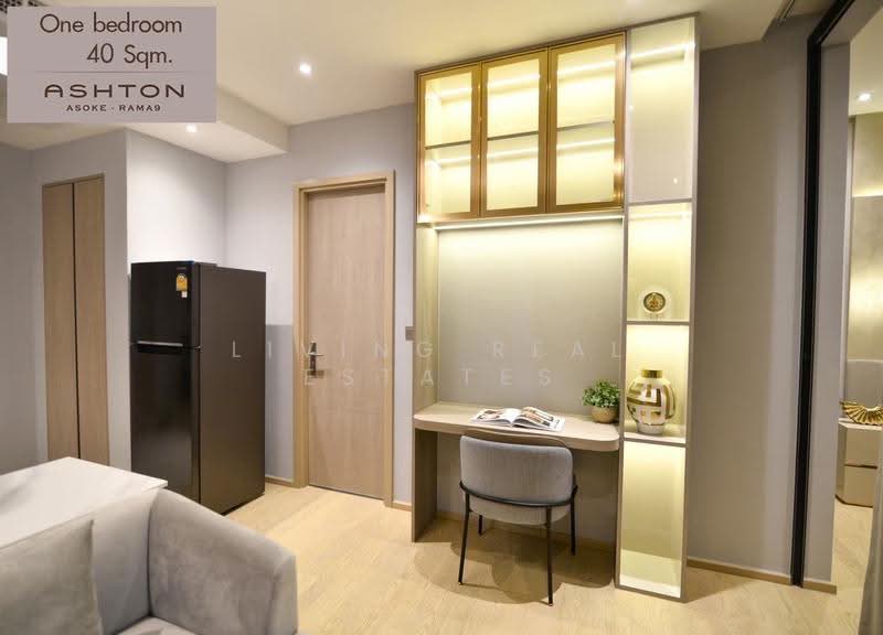 ASHTON Asoke-Rama 9, Bangkok, 469 Asoke-Dindaeng Road, Din Daeng, Bangkok, 1 Bedroom, 40 sqm, Condo For Rent, by Living Real Estates, 500521489 - DDproperty.com