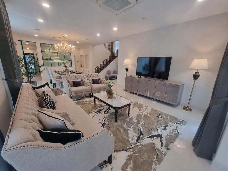 Nantawan Rama 9 - New Krungthepkreetha, bangkok, Saphan Sung, Bangkok, 5 Bedrooms, 398 sqm, Single Detached House For Rent, by Natthapong Laomahong, 500521979 - DDproperty.com