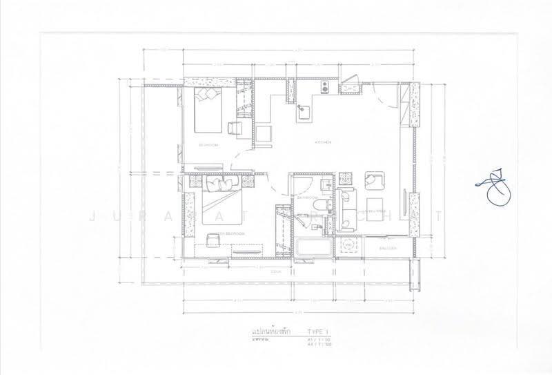 Sapphire Luxurious Condominium Rama III, Bangkok, 837 Rama III Road, Bang Pong Pang, Yan Nawa, Bangkok, 2 Bedrooms, 59 sqm, Condo For Sale, by Jurarat Srichat, 500522027 - DDproperty.com
