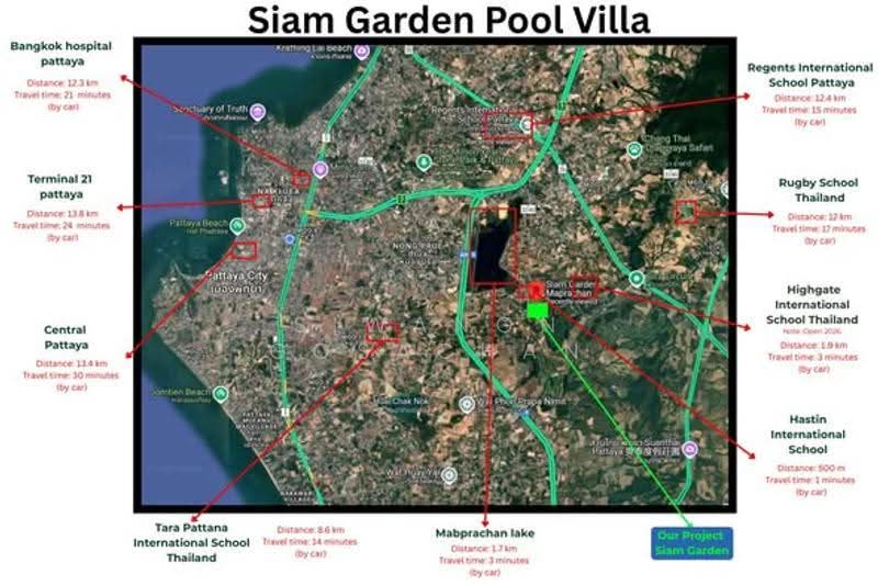 undefined, Chon Buri (Pattaya), Poong, Bang Lamung (Pattaya), Chon Buri (Pattaya), 5 Bedrooms, 357 sqm, Single Detached House For Sale, by Siwanon Gosachan, 500522314 - DDproperty.com