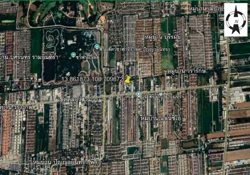 ขายที่ดิน 3 ไร่ 84 ตร.ว. ถนนเลียบคลองสอง คลองสามวา, Bangkok, Bang Chun, Khlong Sam Wa, Bangkok, , 5,136 sqm, Land For Sale, by นภารัตน์ นาคดี, 500523640 - DDproperty.com