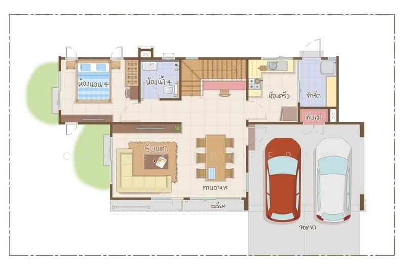 Anasiri Tiwanon-Srisaman, Pathum Thani, Bang Kha Yaeng, Muang Pathum Thani, Pathum Thani, 4 Bedrooms, 177 sqm, Townhouse For Sale, by Connex Property, 500523841 - DDproperty.com