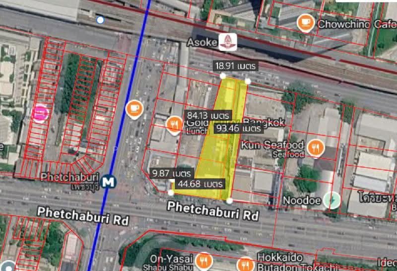 ที่ดิน ถนน เพรชบุรี, Bangkok, เพรชบุรี, Thanon Phetchaburi, Ratchathewi, Bangkok, , 2,789 sqm, Land For Sale, by Super B Estate Co., Ltd, 500524768 - DDproperty.com