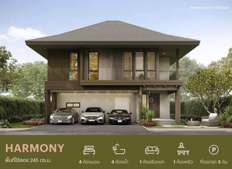 Burasiri Well Krungthep Kreetha, Bangkok, Thap Chang, Saphan Sung, Bangkok, 4 Bedrooms, 245 sqm, Single Detached House For Sale, by Kanrutai Dawruang, 500524975 - DDproperty.com