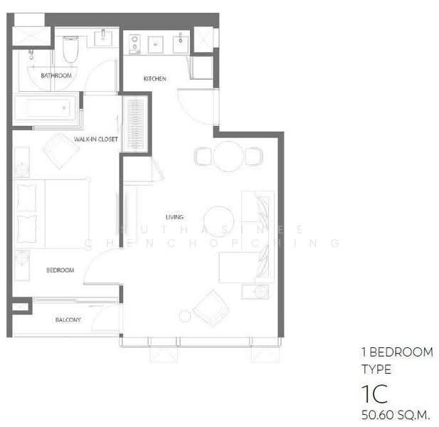 The Strand Thonglor, Bangkok, 36 Soi Sukhumvit 55, Khlong Tan Nua, Watthana, Bangkok, 1 Bedroom, 50 sqm, Condo For Sale, by Suthasinee Chenchopching, 500525133 - DDproperty.com