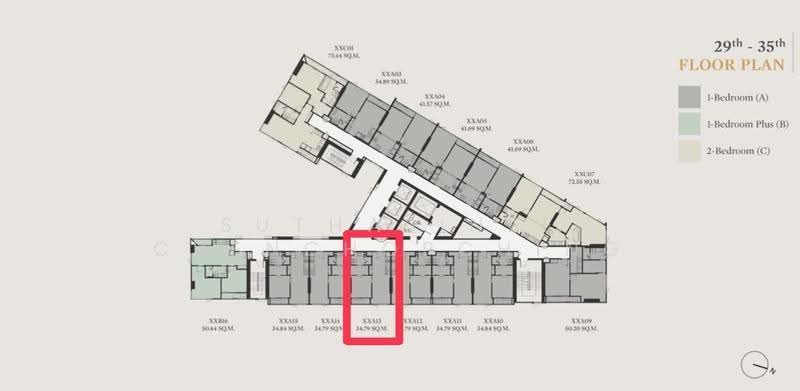 The Crest Park Residences, Bangkok, 1198 Phahonyothin Road, Jom Phon, Chatuchak, Bangkok, 1 Bedroom, 35 sqm, Condo For Sale, by Suthasinee Chenchopching, 500525336 - DDproperty.com