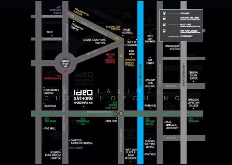 IDEO Sathorn-Wongwian Yai, Bangkok, 219 Soi Krung Thonburi 1, Khlong Ton Sai, Khlong San, Bangkok, Studio, 27 sqm, Condo For Sale, by Suthasinee Chenchopching, 500525387 - DDproperty.com