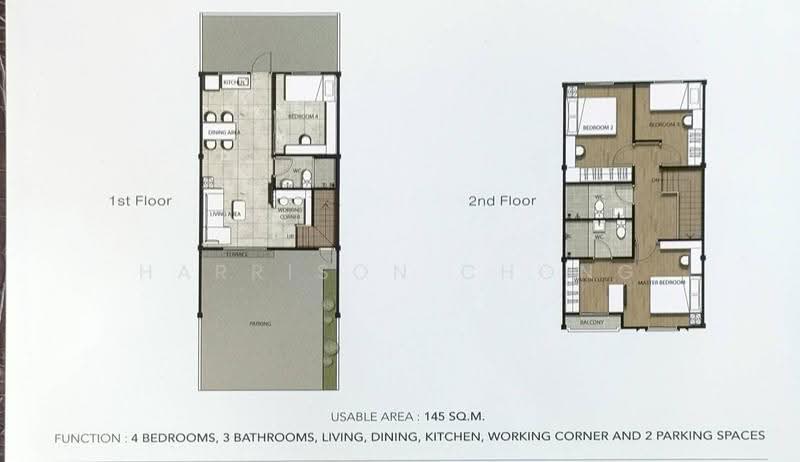 undefined, Chon Buri (Pattaya), Bang Lamung, Bang Lamung (Pattaya), Chon Buri (Pattaya), 4 Bedrooms, 145 sqm, Townhouse For Sale, by Harrison Chong, 500525399 - DDproperty.com