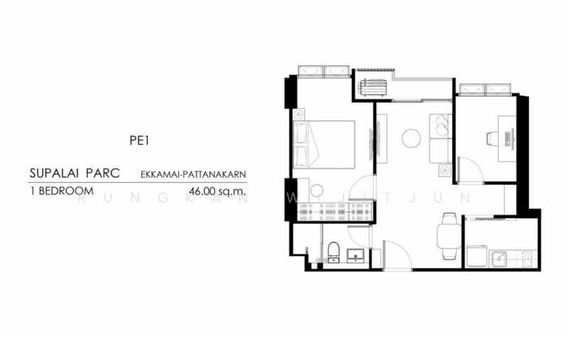 Supalai Parc Ekkamai-Pattanakarn : ศุภาลัย ปาร์ค เอกมัย-พัฒนาการ, กรุงเทพ, สวนหลวง, กรุงเทพ, 46 ตร.ม., คอนโด ขาย, โดย Rungkan Wijitjun, 500525630 - DDproperty.com