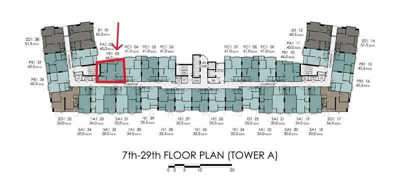 Supalai Parc Ekkamai-Pattanakarn, Bangkok, Suan Luang, Bangkok, 1 Bedroom, 46 sqm, Condo For Sale, by Rungkan Wijitjun, 500525630 - DDproperty.com