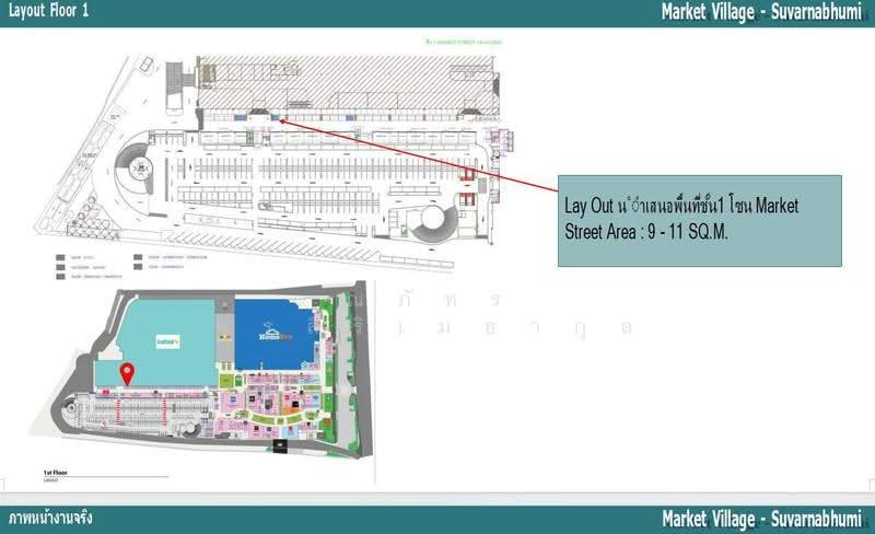 ให้เช่าพื้นที่ร้านค้า/ศูนย์การค้า Market Village สุวรรณภูมิ โซน Market Street ทำเลบางพลี สมุทรปราการ, Samut Prakan, Bangphli Yai, Bang Plee, Samut Prakan, , 9 sqm, Retail Space For Rent, by ณภัทร พรสิริเมธากุล, 500526048 - DDproperty.com