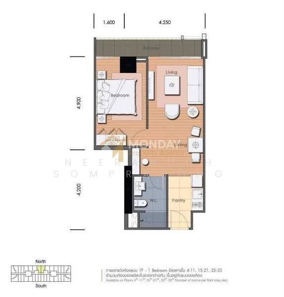 Abstracts Phahonyothin Park, กรุงเทพ, 1076 Phahonyothin Road, Chomphon Subdistrict, Chatuchak District, Bangkok, จอมพล, จตุจักร, กรุงเทพ, 46 ตร.ม., คอนโด ขาย, โดย Neeranuch Somprasong, 500526363 - DDproperty.com