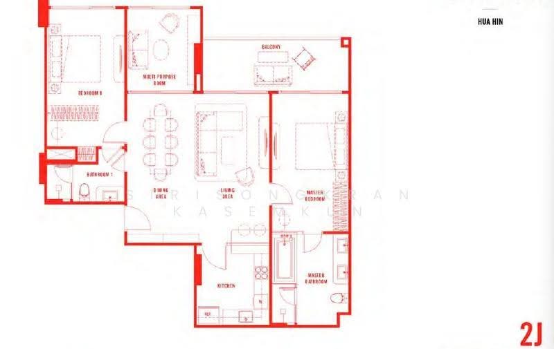 The Standard Residences Hua Hin : เดอะ สแตนดาร์ด เรสซิเด้นซ์ หัวหิน, ประจวบคีรีขันธ์, หนองแก, หัวหิน, ประจวบคีรีขันธ์, 114 ตร.ม., คอนโด ขาย, โดย Sirisongkran Kasemkun, 500526496 - DDproperty.com