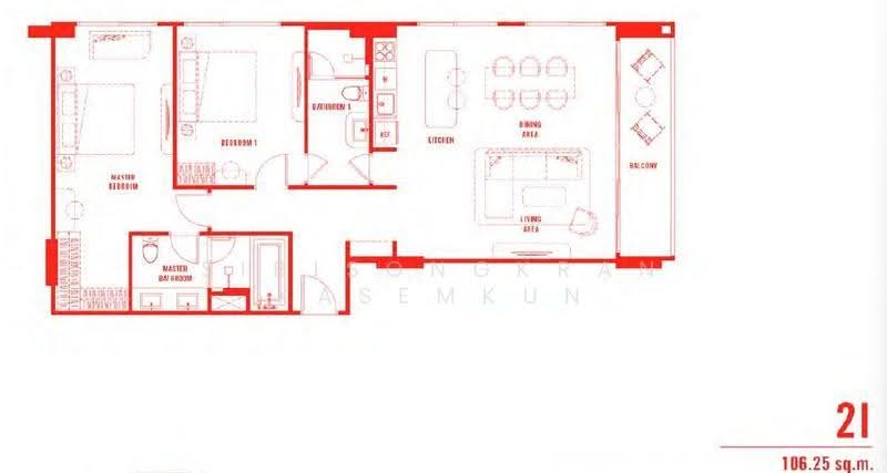 The Standard Residences Hua Hin, Prachuap Khiri Khan, Nong Kae, Hua Hin, Prachuap Khiri Khan, 2 Bedrooms, 106 sqm, Condo For Sale, by Sirisongkran Kasemkun, 500526535 - DDproperty.com