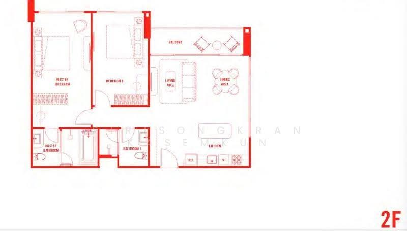 The Standard Residences Hua Hin, Prachuap Khiri Khan, Nong Kae, Hua Hin, Prachuap Khiri Khan, 2 Bedrooms, 94 sqm, Condo For Sale, by Sirisongkran Kasemkun, 500526541 - DDproperty.com