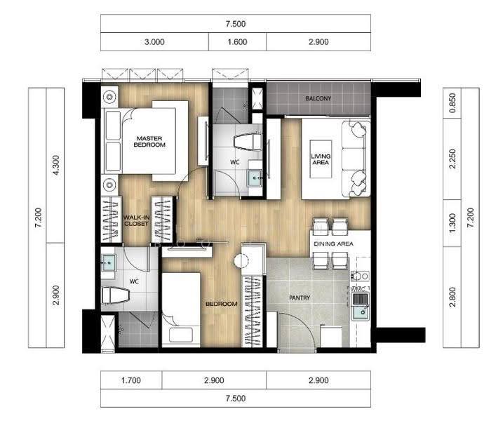 Vertiq Rama 4-Siam, Bangkok, 188 Si Phraya Road, Maha Phrutharam, Bang Rak, Bangkok, 2 Bedrooms, 57 sqm, Condo For Sale, by Pichamon Boonchit, 500526755 - DDproperty.com