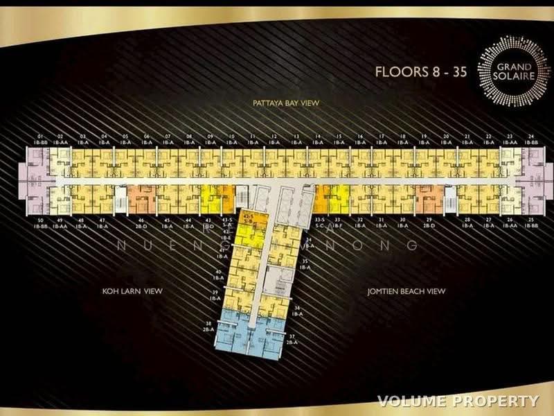 Grand Solaire Pattaya, Chon Buri (Pattaya), Bang Lamung, Bang Lamung (Pattaya), Chon Buri (Pattaya), 1 Bedroom, 28 sqm, Condo For Sale, by Regina Nuengjamnong, 500527177 - DDproperty.com