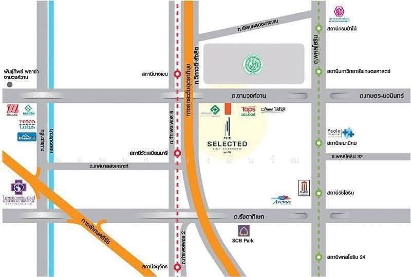 The Selected Kaset-Ngam Wongwan, Bangkok, 18 Ngamwongwan Road, Lat Yao, Chatuchak, Bangkok, 1 Bedroom, 28 sqm, Condo For Sale, by Narupon Jongmanwattana, 500527755 - DDproperty.com
