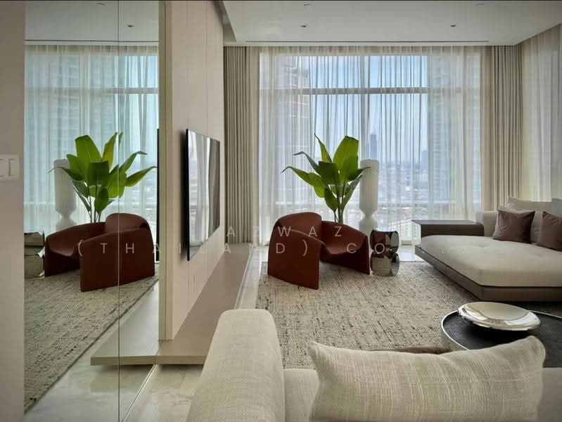 Four Seasons Private Residences, Bangkok, 300 Charoen Krung Road, Yan Nawa, Sathon, Bangkok, 3 Bedrooms, 242 sqm, Condo For Rent, by Fazwaz (Thailand) Co., Ltd., 500527820 - DDproperty.com