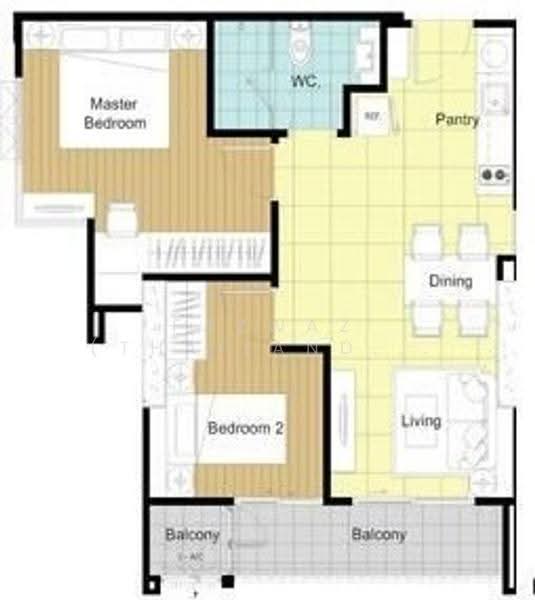The Bloom Sukhumvit 71 : เดอะ บลูม สุขุมวิท 71, กรุงเทพ, ซอยสุขุมวิท 71, พระโขนงเหนือ, วัฒนา, กรุงเทพ, 59 ตร.ม., คอนโด ให้เช่า, โดย Fazwaz (Thailand) Co., Ltd., 500527999 - DDproperty.com
