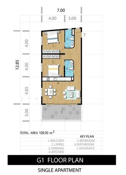 Kata Ocean View Condominium, Phuket, 16/5 Patak Rd. Km2 Soi Kataburi, Karon, Muang Phuket, Phuket, 2 Bedrooms, 118 sqm, Condo For Sale, by CBRE (Thailand) Co.,Ltd, 500528031 - DDproperty.com