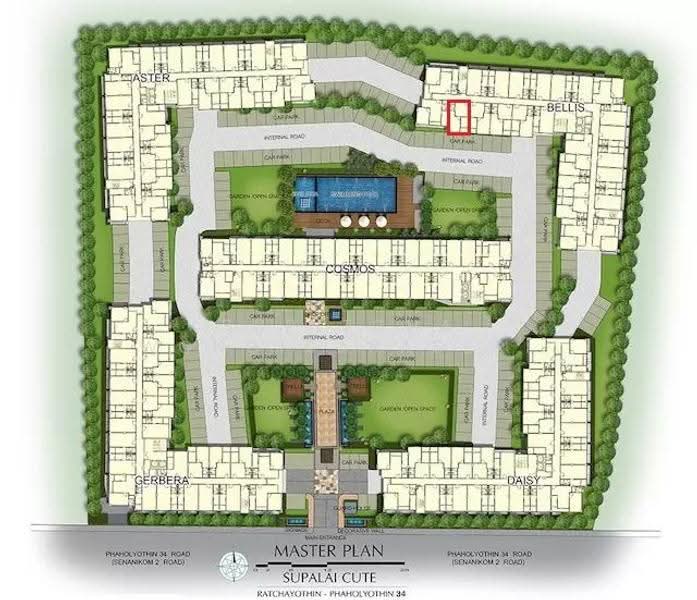 Supalai Cute Ratchayothin-Phaholyothin 34, Bangkok, Paholayothin Road, Sena Nikhom, Chatuchak, Bangkok, 1 Bedroom, 41 sqm, Condo For Sale, by Supitcha Wongisaraseri, 500528075 - DDproperty.com