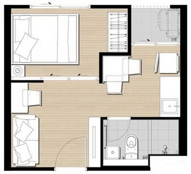 Plum Condo Ramkhamheng Station : พลัม คอนโด รามคำแหง สเตชั่น, กรุงเทพ, ถนนรามคำแหง, สวนหลวง, กรุงเทพ, 23 ตร.ม., คอนโด ขาย, โดย HOME Real Estate Service, 500528109 - DDproperty.com
