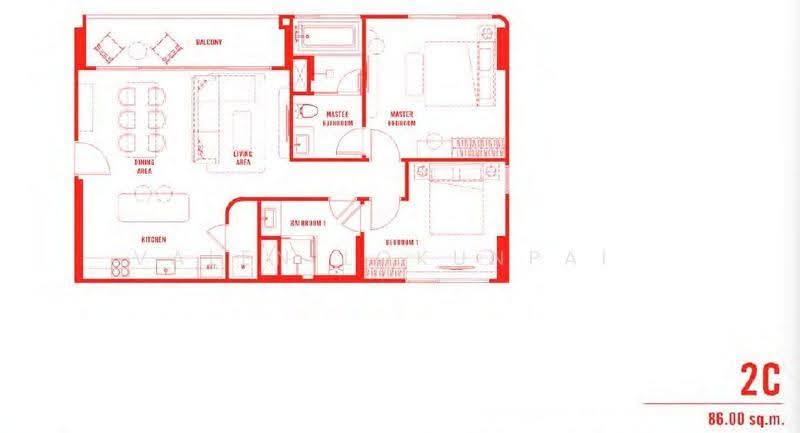 The Standard Residences Hua Hin, Prachuap Khiri Khan, Nong Kae, Hua Hin, Prachuap Khiri Khan, 2 Bedrooms, 89 sqm, Condo For Sale, by Valen Lokunpai , 500528945 - DDproperty.com