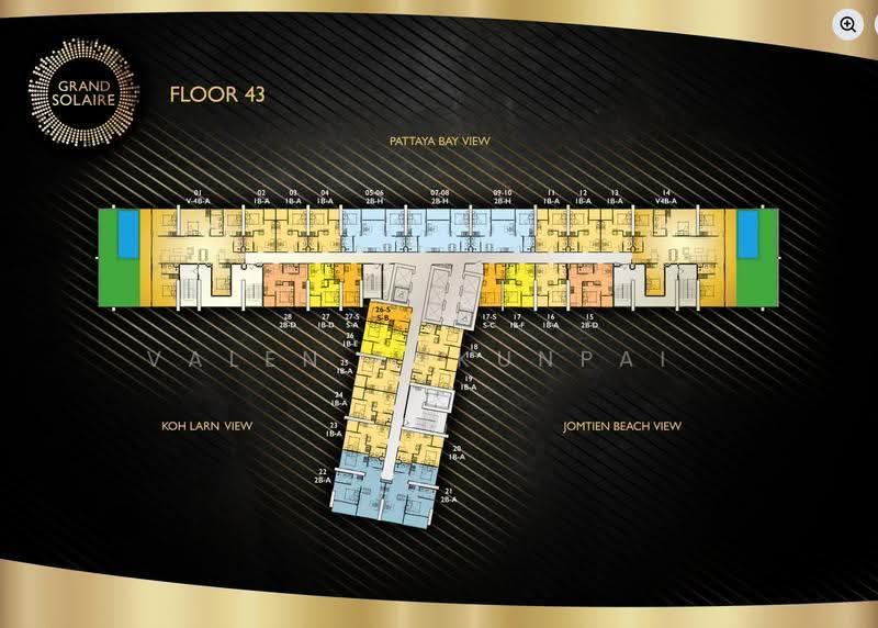 Grand Solaire Pattaya, Chon Buri (Pattaya), Bang Lamung, Bang Lamung (Pattaya), Chon Buri (Pattaya), 1 Bedroom, 29 sqm, Condo For Sale, by Valen Lokunpai , 500529222 - DDproperty.com