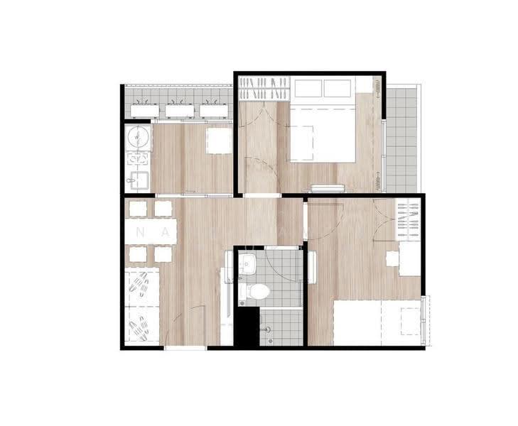 Notting Hill สุขุมวิท 105, กรุงเทพ, 105 Sukhumvit, บางนา, กรุงเทพ, 43 ตร.ม., คอนโด ขาย, โดย Napatsawan Tamjorhor, 500529867 - DDproperty.com