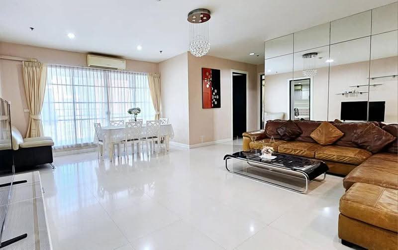 Baan Klang Krung Siam-Pathumwan, Bangkok, Petchburi Road, Thanon Phetchaburi, Ratchathewi, Bangkok, 3 Bedrooms, 115 sqm, Condo For Rent, by Narinthira Roengrit, 500529985 - DDproperty.com