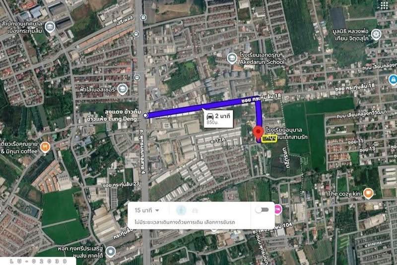 Land plot at Krathum Lom 18, Sam Phran, 359 sq.wa, Nakhon Pathom LU-02039, Nakhon Pathom, Krathum Lom, Sam Phran, Nakhon Pathom, , 1,436 sqm, Land For Sale, by Benchawarin Pakkawetppisit, 500531672 - DDproperty.com