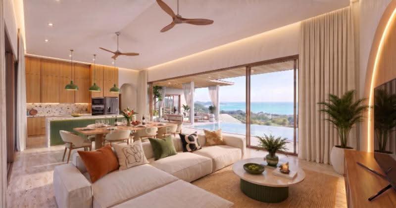 Sleek 2-3 Bed Sea View Villas for Sale in Lamai, Surat Thani, Maret, Ko Samui, Surat Thani, 2 Bedrooms, 300 sqm, Villa For Sale, by Conrad Properties, 500531735 - DDproperty.com