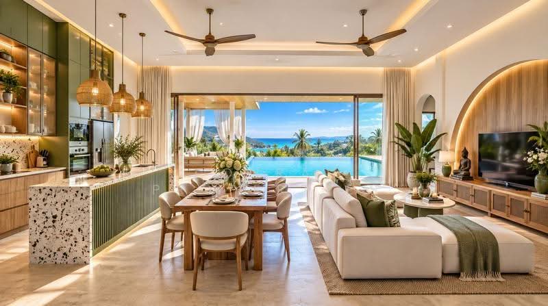 Sleek 2-3 Bed Sea View Villas for Sale in Lamai, Surat Thani, Maret, Ko Samui, Surat Thani, 2 Bedrooms, 300 sqm, Villa For Sale, by Conrad Properties, 500531735 - DDproperty.com