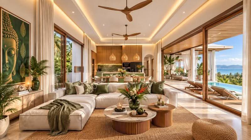 Sleek 2-3 Bed Sea View Villas for Sale in Lamai, สุราษฎร์ธานี, มะเร็ต, เกาะสมุย, สุราษฎร์ธานี, 300 ตร.ม., วิลล่า ขาย, โดย Conrad Properties, 500531735 - DDproperty.com